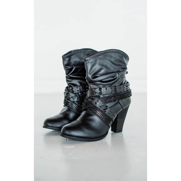 NEW NOT RATED women's short change booties in black - Picture 5 of 5